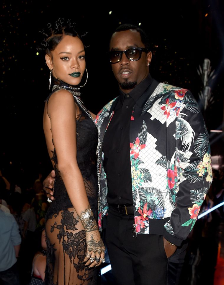 2014 iHeartRadio Music Awards with Rihanna and Puff