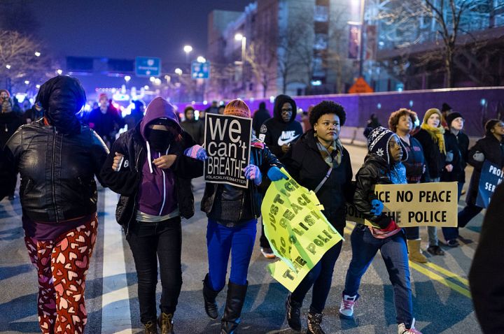 Protestors From Ferguson Join Cleveland Activists For Rallies Against Tamir Rice Shooting