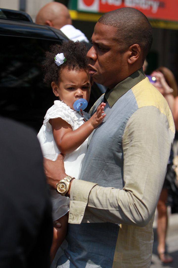 Blue Ivy and Dad