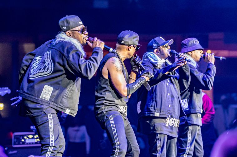Jodeci Sung it Sweet in Their All Black Outfits