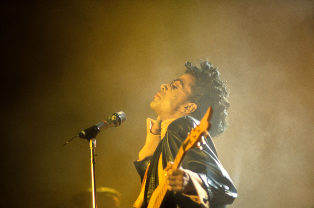 Le chanteur Prince en 1987