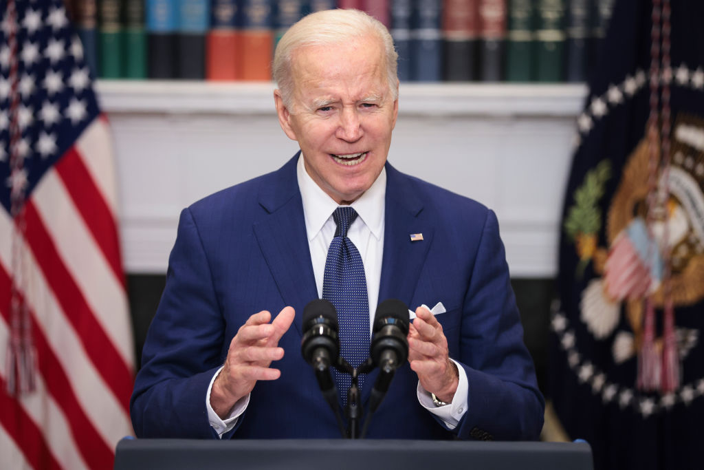 WASHINGTON, DC - MAY 24: President Joe Biden speaks to the nati