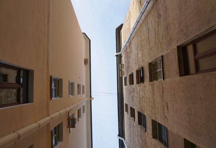 Low Angle View Of Buildings Against Sky