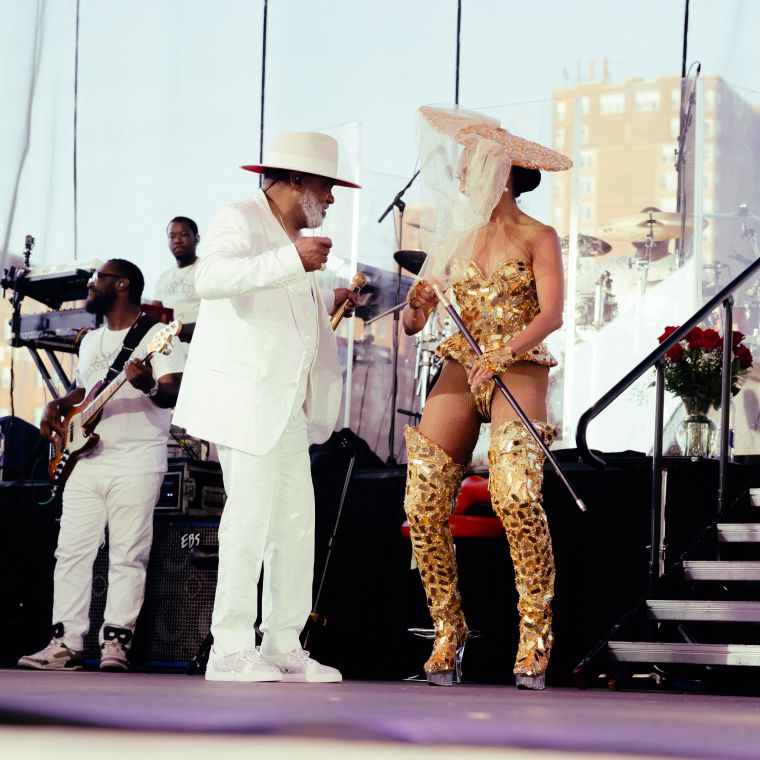 Frankie Beverly and Isley Brothers concert