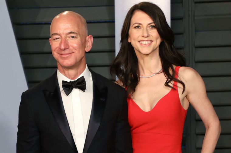 Jeff and Macenzie Bezos