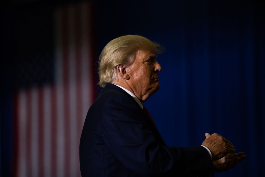 Former President Trump Holds Rally In Warren, Michigan