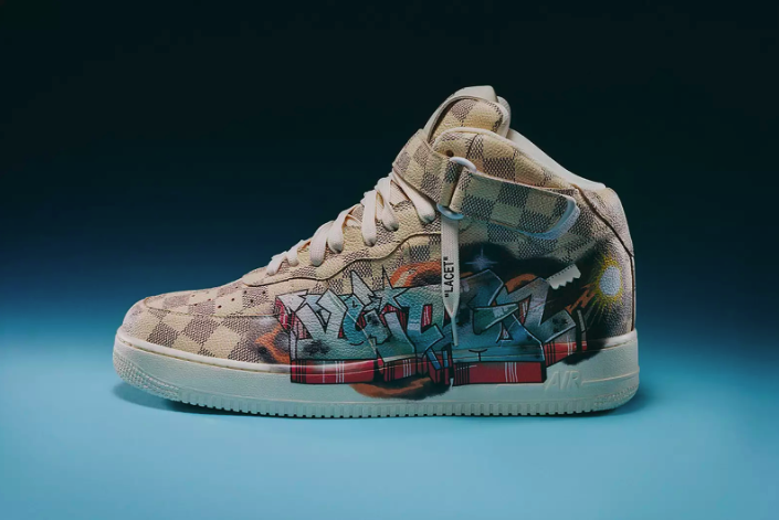 Virgil Abloh X Louis Vuitton Collab For Nike Air Force 1
