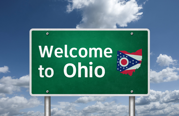 Welcome to US State Ohio in Midwestern USA