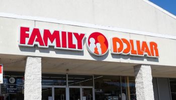 A now hiring sign is seen at the Family Dollar store at the...