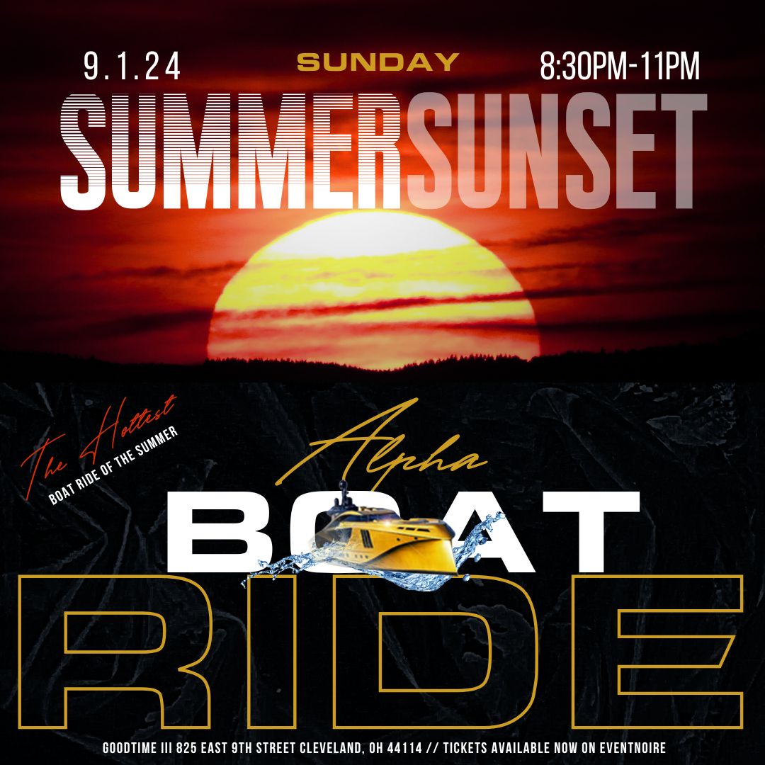 2024 Summer Sunset - Alpha Boat Ride - 93.1 WZAK