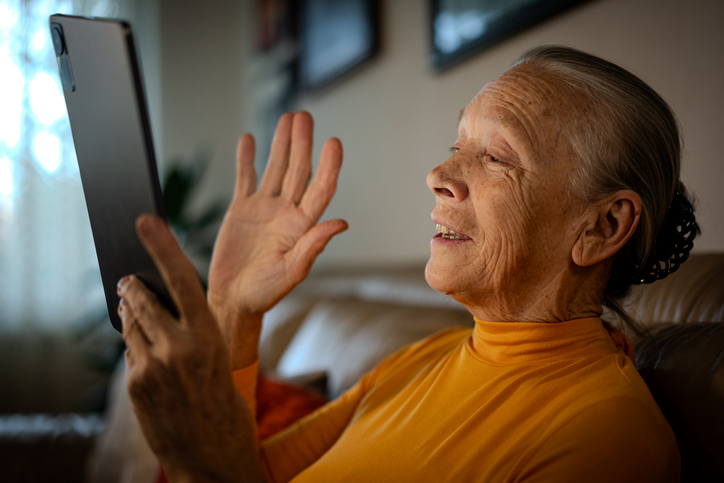Grandma on social media