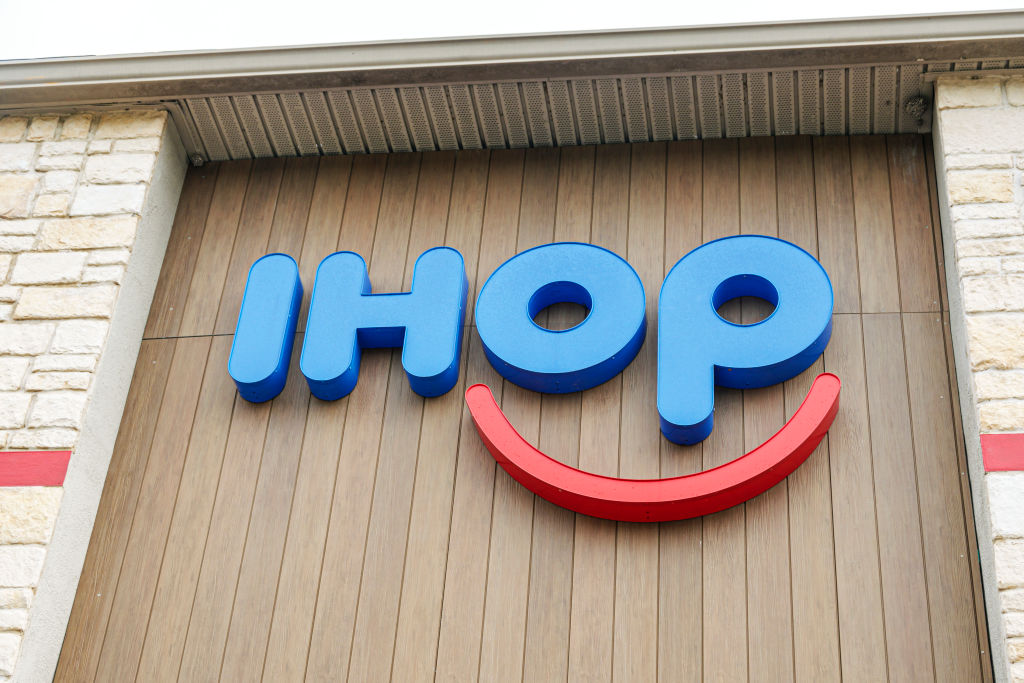 Fleming Island, Jacksonville, Florida, IHOP, pancakes restaurant sign and logo