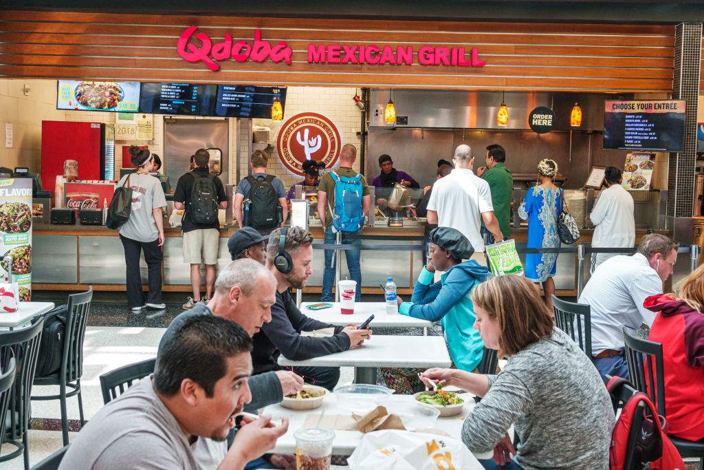Georgia, Atlanta, Hartsfield-Jackson Atlanta International Airport, Qdoba, Mexican grill, fast food