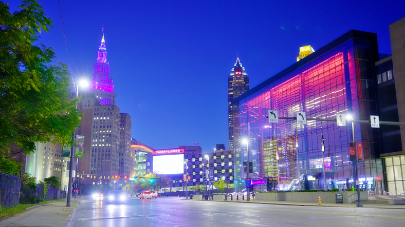 Cleveland Downtown. Night