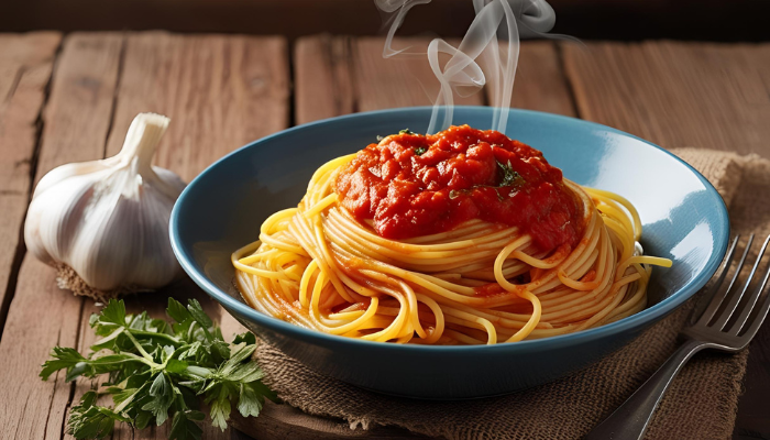 Spaghetti with Marinara Sauce