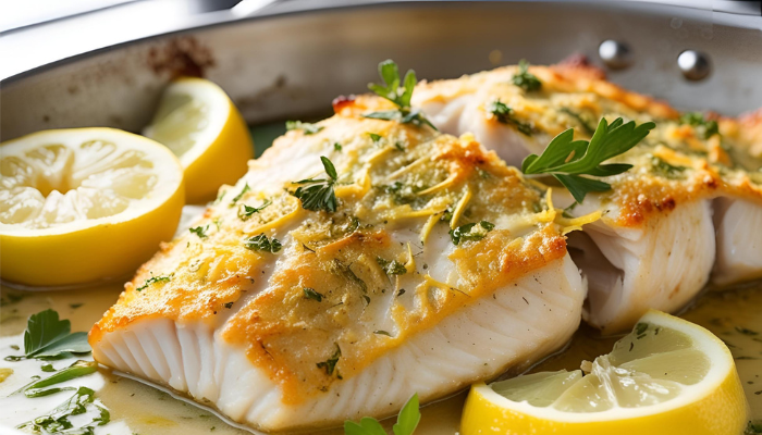 Baked Tilapia with Lemon and Herbs